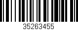 Código de barras (EAN, GTIN, SKU, ISBN): '35263455'