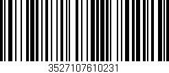 Código de barras (EAN, GTIN, SKU, ISBN): '3527107610231'