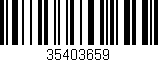 Código de barras (EAN, GTIN, SKU, ISBN): '35403659'