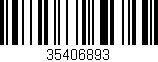 Código de barras (EAN, GTIN, SKU, ISBN): '35406893'