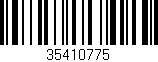 Código de barras (EAN, GTIN, SKU, ISBN): '35410775'