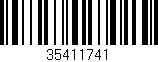 Código de barras (EAN, GTIN, SKU, ISBN): '35411741'
