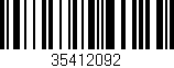 Código de barras (EAN, GTIN, SKU, ISBN): '35412092'