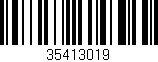 Código de barras (EAN, GTIN, SKU, ISBN): '35413019'