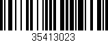 Código de barras (EAN, GTIN, SKU, ISBN): '35413023'