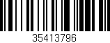 Código de barras (EAN, GTIN, SKU, ISBN): '35413796'