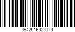 Código de barras (EAN, GTIN, SKU, ISBN): '3542916823078'