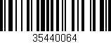 Código de barras (EAN, GTIN, SKU, ISBN): '35440064'