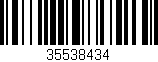 Código de barras (EAN, GTIN, SKU, ISBN): '35538434'