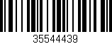 Código de barras (EAN, GTIN, SKU, ISBN): '35544439'