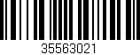 Código de barras (EAN, GTIN, SKU, ISBN): '35563021'