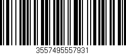 Código de barras (EAN, GTIN, SKU, ISBN): '3557495557931'