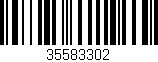 Código de barras (EAN, GTIN, SKU, ISBN): '35583302'