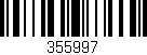 Código de barras (EAN, GTIN, SKU, ISBN): '355997'