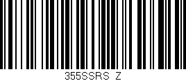 Código de barras (EAN, GTIN, SKU, ISBN): '355SSRS/Z'