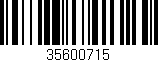 Código de barras (EAN, GTIN, SKU, ISBN): '35600715'