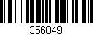 Código de barras (EAN, GTIN, SKU, ISBN): '356049'