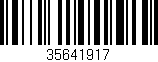 Código de barras (EAN, GTIN, SKU, ISBN): '35641917'