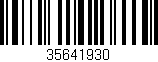 Código de barras (EAN, GTIN, SKU, ISBN): '35641930'