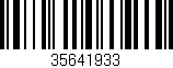 Código de barras (EAN, GTIN, SKU, ISBN): '35641933'