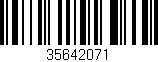 Código de barras (EAN, GTIN, SKU, ISBN): '35642071'