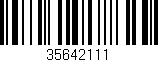 Código de barras (EAN, GTIN, SKU, ISBN): '35642111'