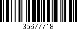 Código de barras (EAN, GTIN, SKU, ISBN): '35677718'