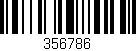 Código de barras (EAN, GTIN, SKU, ISBN): '356786'