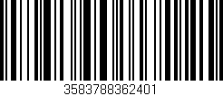 Código de barras (EAN, GTIN, SKU, ISBN): '3583788362401'