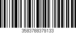 Código de barras (EAN, GTIN, SKU, ISBN): '3583788379133'