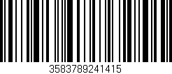 Código de barras (EAN, GTIN, SKU, ISBN): '3583789241415'