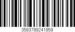 Código de barras (EAN, GTIN, SKU, ISBN): '3583789241859'