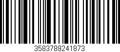 Código de barras (EAN, GTIN, SKU, ISBN): '3583789241873'