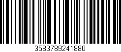 Código de barras (EAN, GTIN, SKU, ISBN): '3583789241880'