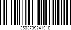 Código de barras (EAN, GTIN, SKU, ISBN): '3583789241910'