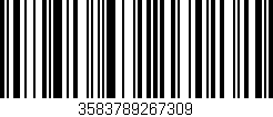 Código de barras (EAN, GTIN, SKU, ISBN): '3583789267309'