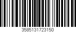 Código de barras (EAN, GTIN, SKU, ISBN): '3585131723150'