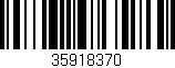 Código de barras (EAN, GTIN, SKU, ISBN): '35918370'