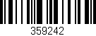 Código de barras (EAN, GTIN, SKU, ISBN): '359242'
