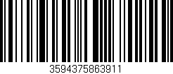 Código de barras (EAN, GTIN, SKU, ISBN): '3594375863911'