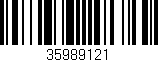 Código de barras (EAN, GTIN, SKU, ISBN): '35989121'