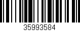 Código de barras (EAN, GTIN, SKU, ISBN): '35993584'