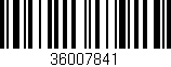 Código de barras (EAN, GTIN, SKU, ISBN): '36007841'