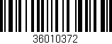 Código de barras (EAN, GTIN, SKU, ISBN): '36010372'