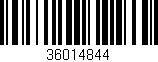 Código de barras (EAN, GTIN, SKU, ISBN): '36014844'
