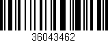 Código de barras (EAN, GTIN, SKU, ISBN): '36043462'