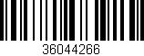 Código de barras (EAN, GTIN, SKU, ISBN): '36044266'