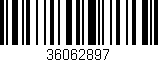 Código de barras (EAN, GTIN, SKU, ISBN): '36062897'