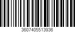 Código de barras (EAN, GTIN, SKU, ISBN): '3607405513936'