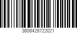 Código de barras (EAN, GTIN, SKU, ISBN): '3608429722021'